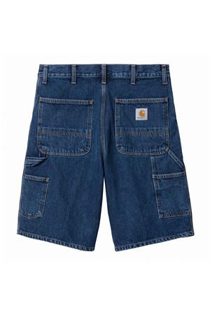 Blue organic cotton denim shorts CARHARTT WIP | I03202601